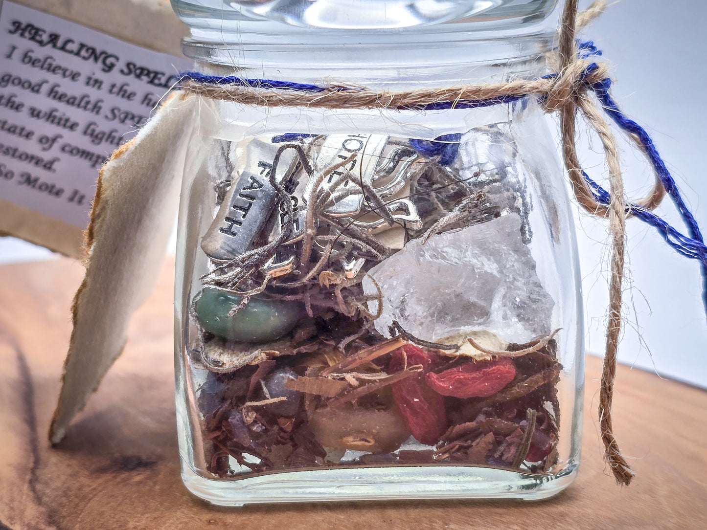 Healing Spell Jar: A Symbol of Well-being and Restoration