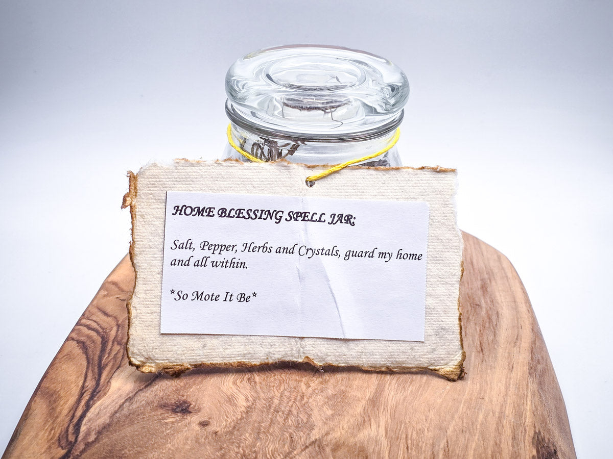 Home Blessing Spell Jar: Sanctuary of Peace and Protection