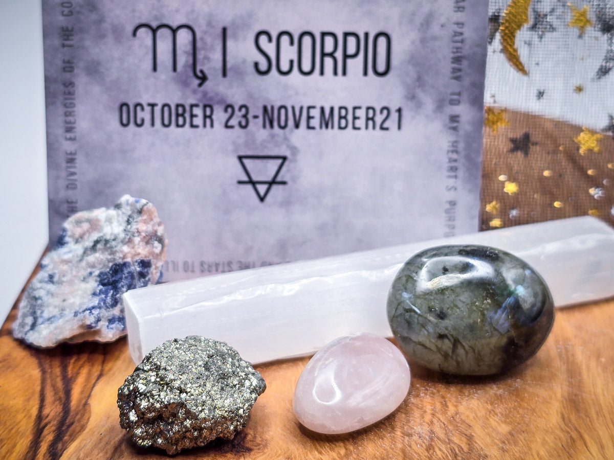 Scorpio Zodiac Stones for Healing & Communication