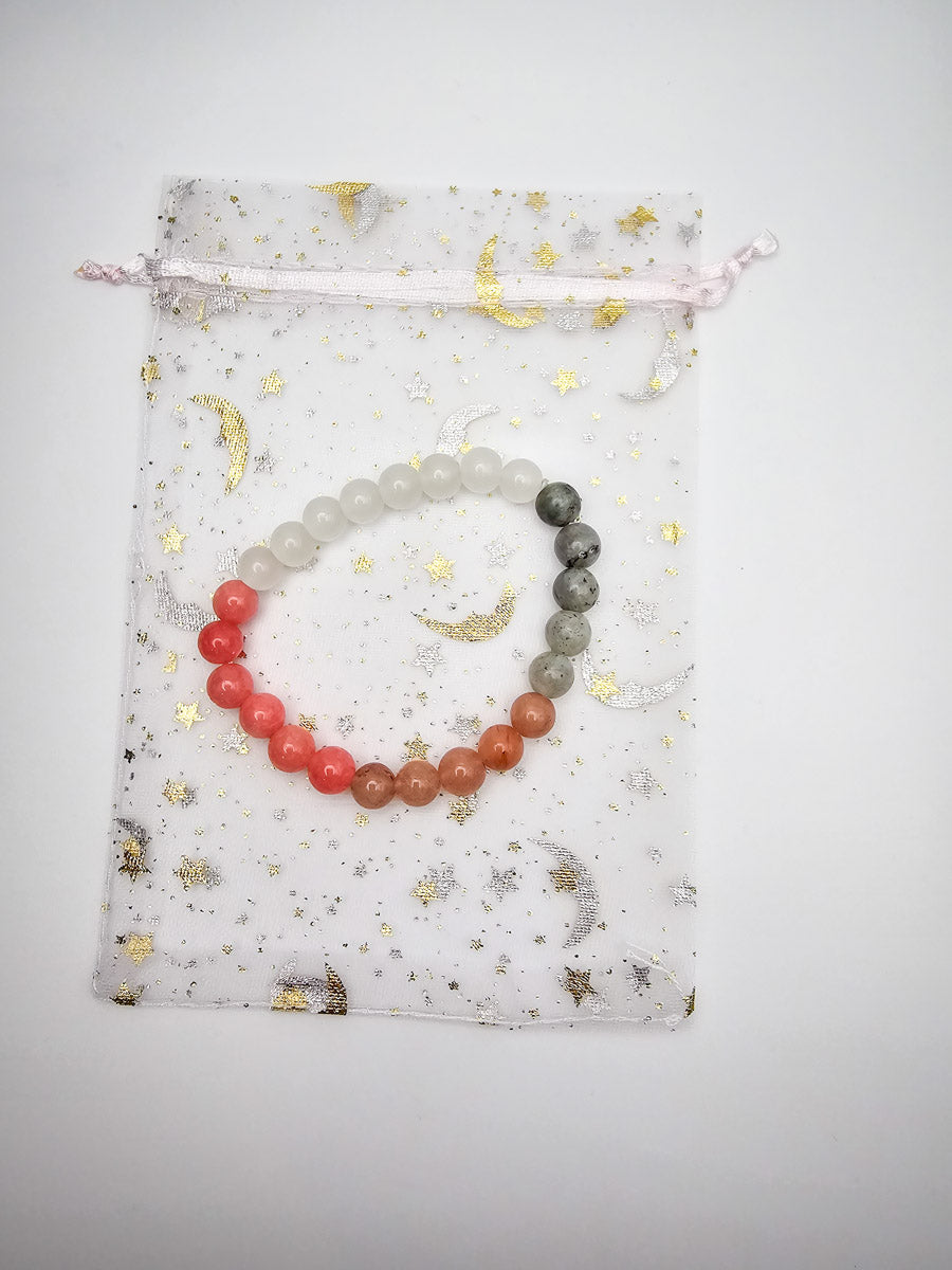 Self Love Bracelet - Rose Quartz & Moonstone - Emotional Balance