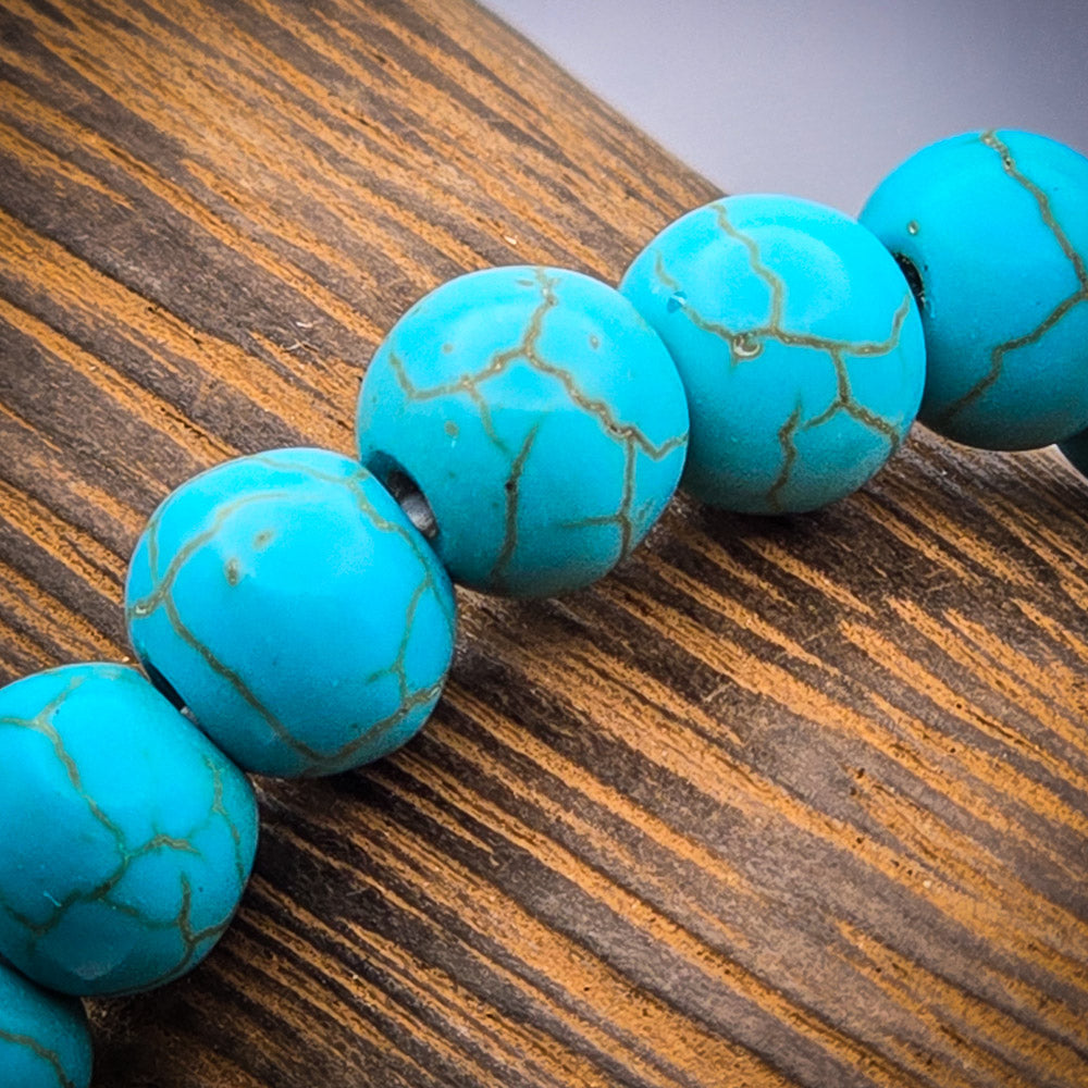 Detailed View of Turquoise Beads - Radiating Positive Energy and Creativity